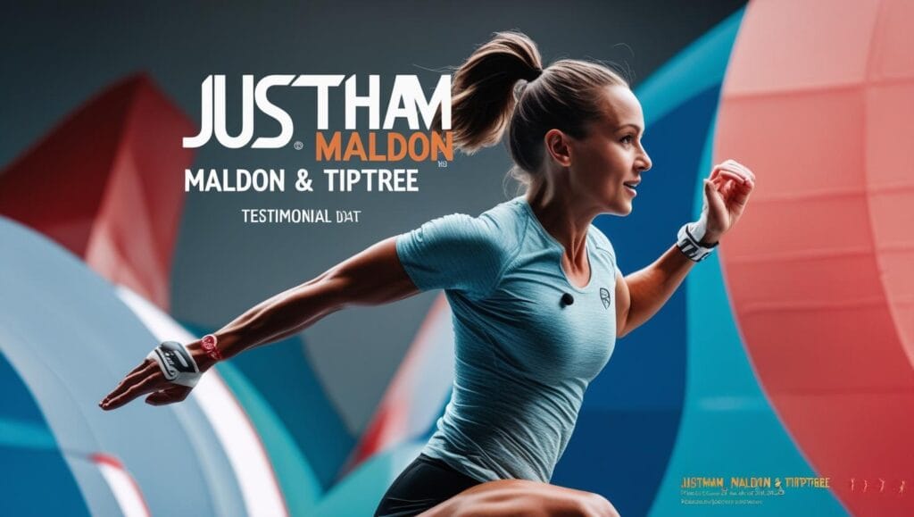 Elliot Justham testimonial match promo graphic featuring Daggers and Maldon & Tiptree FC logos