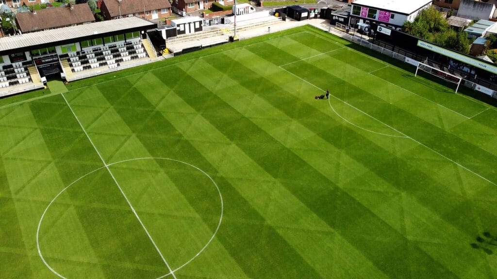 The Brewery Field stadium, home of Spennymoor Town FC, set for friendly vs Gateshead